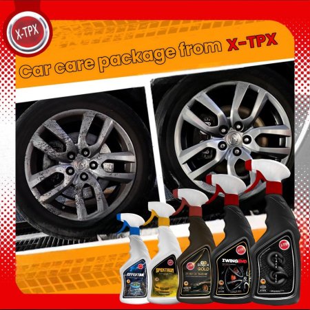 باقة العناية المتكاملة بالسيارة من X-TPX 5عبوات