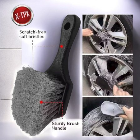 فرشاة تنظيف الجنوط والإطارات 🚗