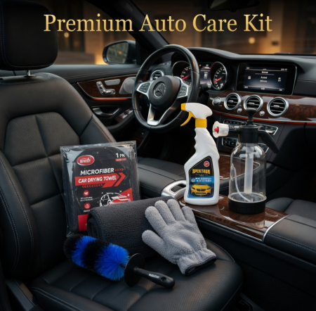 باقة العناية الفاخرة بالسيارة : Premium Auto Care Kit