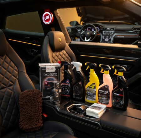 باكيج العناية في السيارة 8قطع /🚗💎 Complete Car Care Package – 8 Pieces