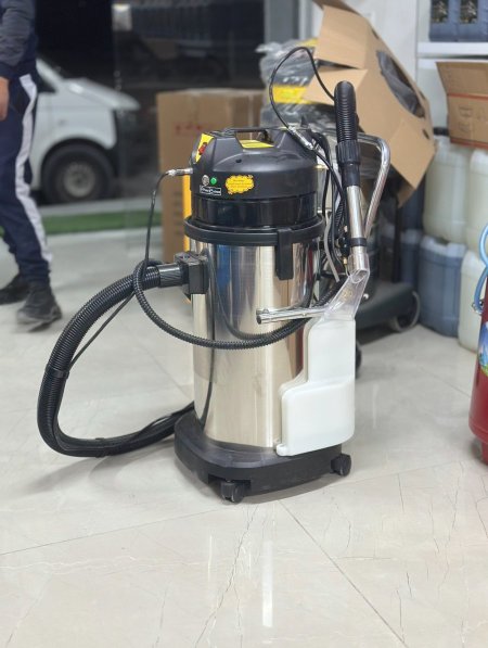 �🔥 ماكينة تنظيف بالبخار 3 في 1 – بخار + شفط + ضخ مواد
