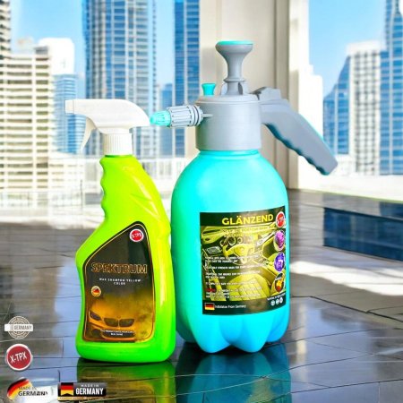 � مضخة الرغوة المميزة + شامبو واكس 1 لتر/Premium Foam Sprayer + 1L Shampoo & Wax