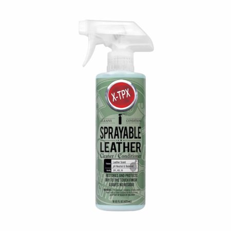🧴 X-TPX Sprayable Leather منظف وملمع الجلد برائحة فاخرة ولمسة ناعمة خالية من البقايا