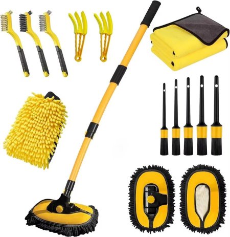 طقم غسيل السيارات الشامل 16 قطعة